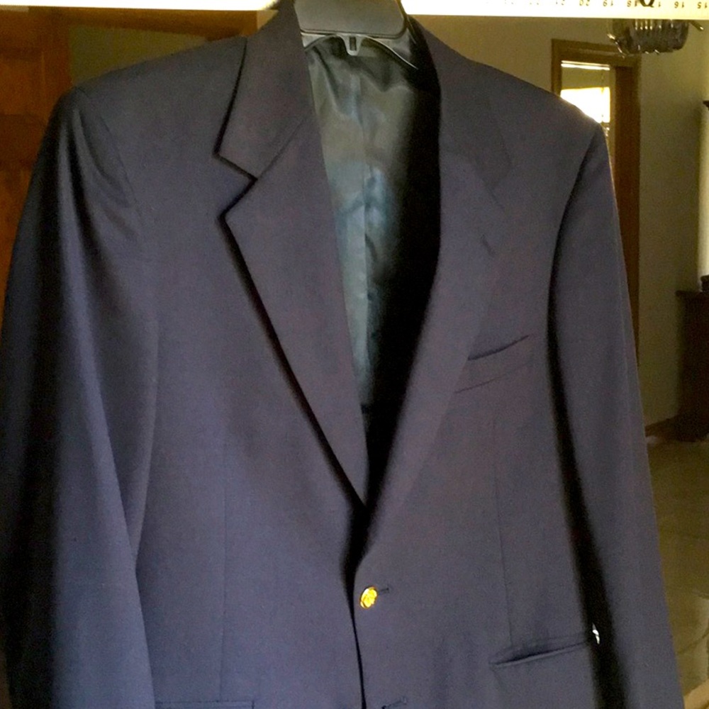 Dark blue sports jacket very casual you will look fantastic